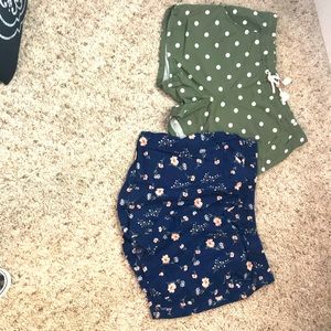 Two pair of shorts from Old Navy. One is a extra-large (16). And one is a (18).